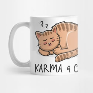 Karma Is A Cat Mug